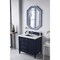 James Martin Vanities Brittany 36in Single Vanity, Victory Blue w/ 3 CM Eternal Jasmine Pearl Quartz Top 650-V36-VBL-3EJP - alternate 6